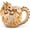 Light Dragon, variant on Sculpted Dragon Mug Collection, Dragon Egg Coffee Mug, Fantasy Hatchling 3D Ceramic Drinkware, Curled Tail Grip Handle For Office Coffee Break