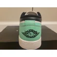 thumbnail image 4 of Ni - ke Ni - ke Air Jordan 1 Low Green Glow Black White Shoes Men's Size 6.5 (553558-131), 4 of 5
