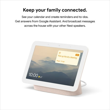 Nest Hub 7” Smart Display with Google Assistant (2nd Gen) - Sand