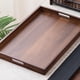 thumbnail image 5 of Bandeja Rectangular de Madera de Bambú para Té, Color Nogal, con Asa para Almacenamiento, para Uso Doméstico, Juego de Té Japonés, 35 X 25 X 4 cm., 5 of 6