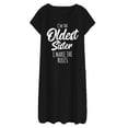thumbnail image 4 of Lilgiuy Summer Sales Women's Dress Fashion Women Casual Round Neck Print Plus Size Pocket Dress, 4 of 4