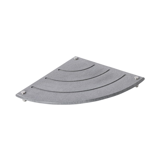 Fregadero de casa, fregadero de piedra de diatomita natural, bandeja para jabones de manos, estilo moderno. Gris oscuro Redondeado