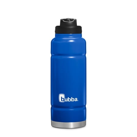 Bubba Trailblazer Stainless Steel Water Bottle with Straw | Insulated Water Bottle with Straw Spout, 40 oz, Very Berry
