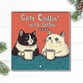 thumbnail image 2 of Calendario RWSEFK 2025 Cat Relajándose con café para amantes de los gatos, 2 of 6