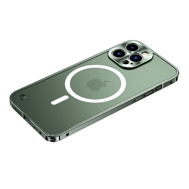 Funda de marco de Metal de lujo para IPhone 14 Plus 13 12 mini Pro Max, carcasa protectora para IPhone 11 Pro, cubierta de protección de lente de aluminio Fivean unisex