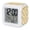 Blue, Red, Yellow, variant on Cartoon Space Shuttle Digital Alarm Clock for Bedrooms,Smart LED Alarm Clock with 7 Color Changing Night Light,Spaceship Galaxy Shuttlecraft Universe Silent Wake Up Clocks for Sleep Study 3.2"x3.2"