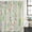 Sage Green, variant on Pink Spring Floral Shower Curtain, Waterproof Shower Curtains for Bathroom, Flowers Botanical Elegant Grey Checkered Washable Fabric Bathtub Curtain Set Bath Decor with 12 Hooks 48"x72"