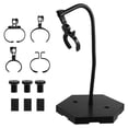 thumbnail image 1 of OULII Action Figures Stands For Display Flexible Hose Black 1 Set, 1 of 6