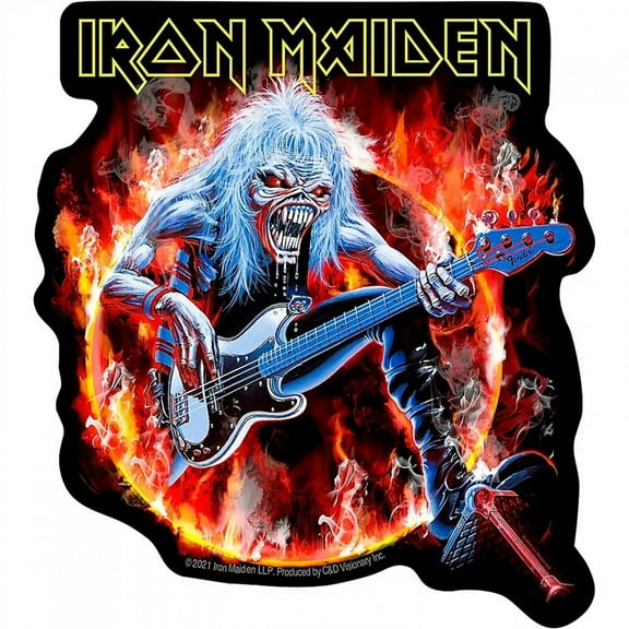 Iron Maiden Raising Hell 4.25x4.75 Sticker