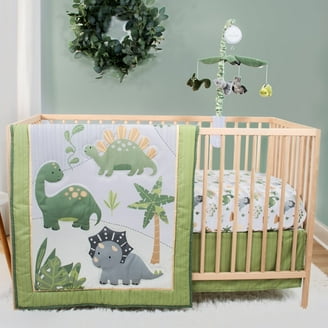 Lambs & Ivy Confetti Collection Modern Heart Animal Sateen 4 Piece