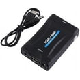 thumbnail image 1 of Convertidor de Euroconector a HDMI Adaptador de Audio y Video 1080P a HDMI Negro Ofspeizc LN-0366, 1 of 1