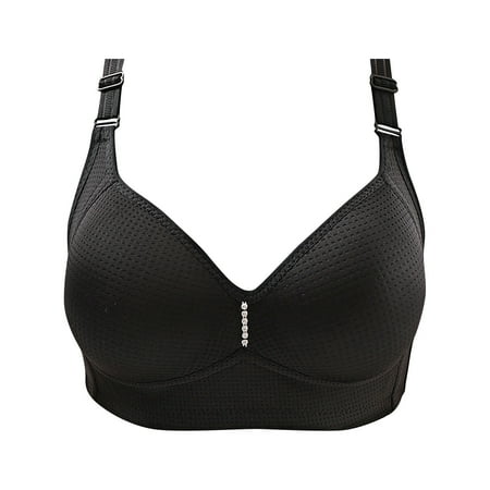 

DORKASM Bras for Women Plunge Underwire Tshirt Constant Push Up Plunge Bra 44 Black