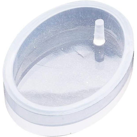 10pcs Clear Oval Shape DIY Silicone Molds for Resin Jewelry Making for Making Pendant 28x21x7mm