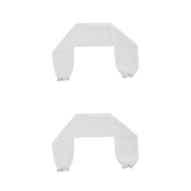 Youkk Élégant Boléro en Chiffon à Manches Longues pour Femmes Blanc 2ensemble