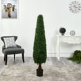 thumbnail image 4 of Nearly Natural 5' Plastic Boxwood Artificial Topiary, Green, 4 of 4