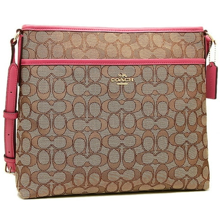 Coach File Bag In Outline Signature Jacquard Khaki Coach File Bag In Outline Signature Jacquard Khaki Strawberry F58285