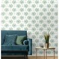 thumbnail image 6 of NextWall  Floral Bunches Peel and Stick Wallpaper 20.5 in. W x 18 ft. L - Blue Stream & Buttercup, 6 of 10