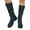 Dark Blue, variant on Women's Slouchy Knee High Boots Platform Suede Tall Riding Booties Comfortable Wide Calf Dress Long Boots