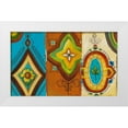 thumbnail image 3 of Patricia Pinto 4x14 White Modern Wood Framed Wall Art Titled - Quatrefoil Trio III, 3 of 5