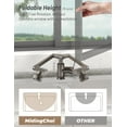thumbnail image 3 of Pull-Down Kitchen Faucet, 1080° Flexible Rotation Kitchen Mixer Tap, Stainless Steel Under Window Sink Faucet, 2 Spray Modes, 3 of 5
