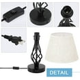 thumbnail image 5 of NEX 16.2" Black Table Lamps with Beige Shades (2 Count), 5 of 6