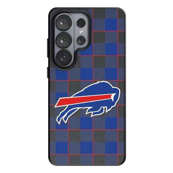 Keyscaper Buffalo Bills Plaid Galaxy Magnetic Bump Case
