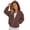 Coffee, variant on Grblisyd Girls Zip Up Hoodies Kids Casual Long Sleeve Sweatshirt Fall Jacket with Pockets 10-12 Years