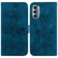 thumbnail image 2 of Compatible with Motorola Moto G Stylus 5G 2022 Embossed Lily Wallet Case with Card Holder PU Leather Flip Cover, 2 of 5