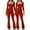 Red, variant on ABATAB 2PC Women Workout Jumpsuit Seamless Yoga One Piece Leggings Clothing Long Sleeve Bell Bottom Pants Sports Exercise Romper Bodysuit