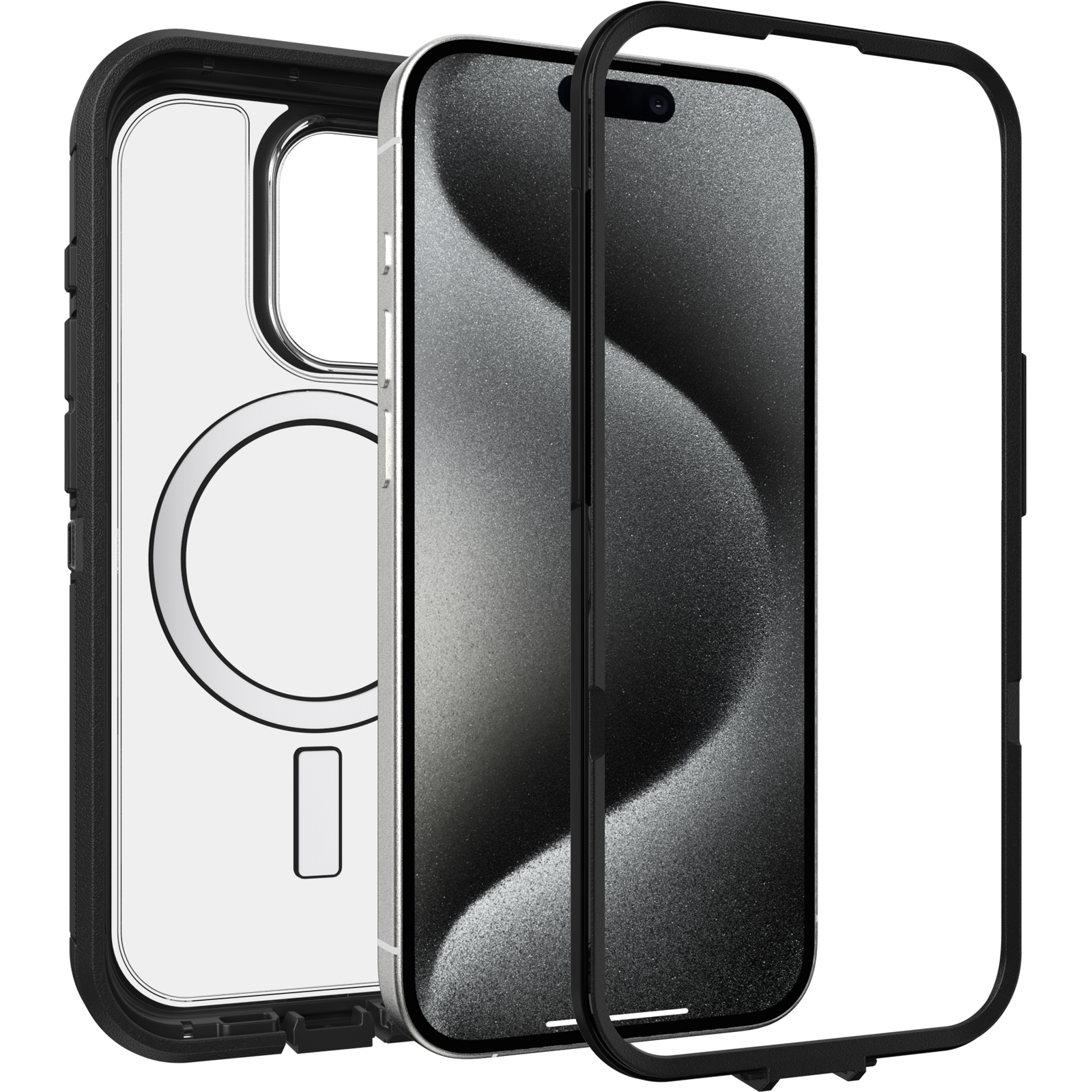 OtterBox Defender Series Pro XT Case for Apple iPhone 15 Pro - Dark Side