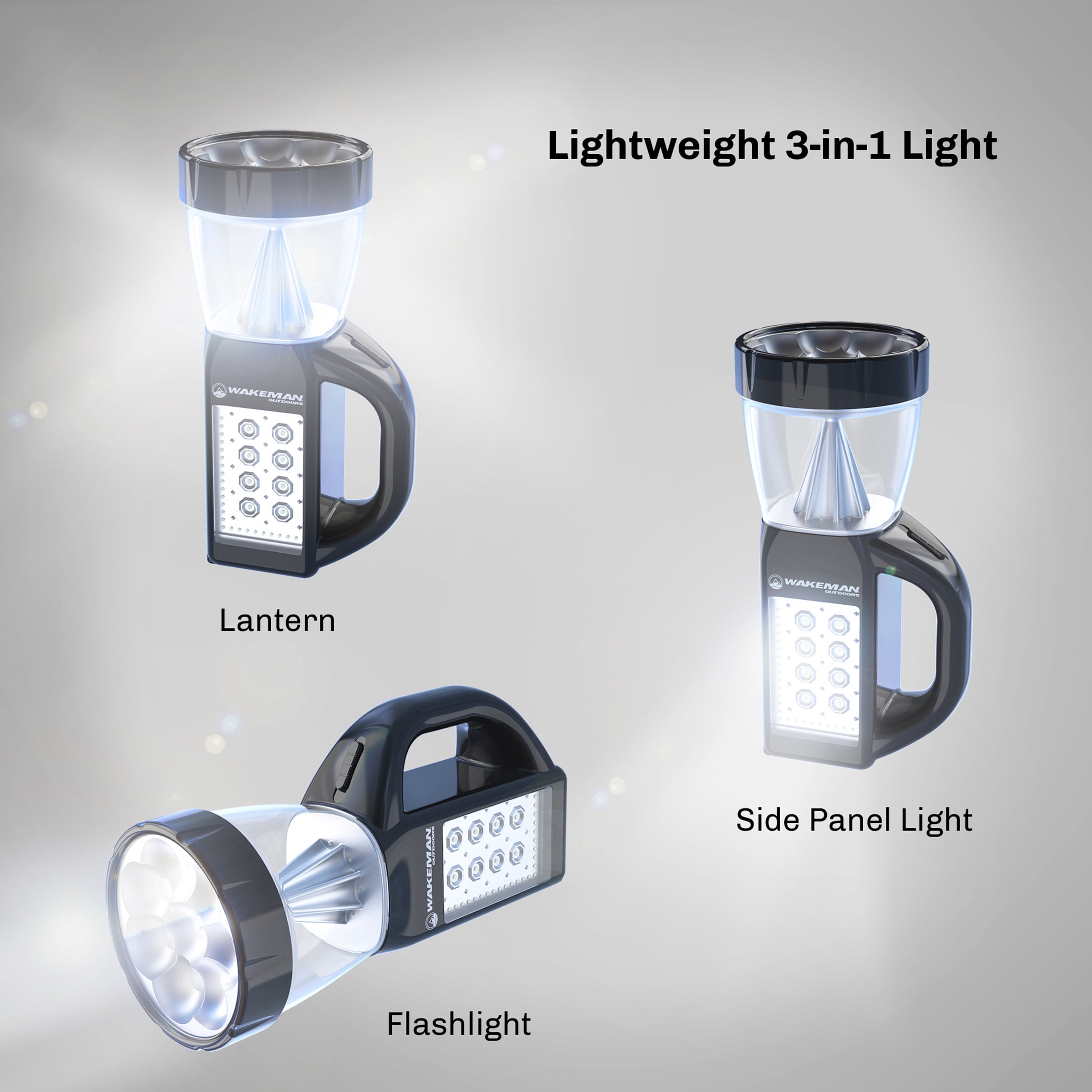 LED Lantern, Collapsible & Portable LED Outdoor Camping Lantern Flashlight  by Wakeman Outdoors - Bed Bath & Beyond - 15873088
