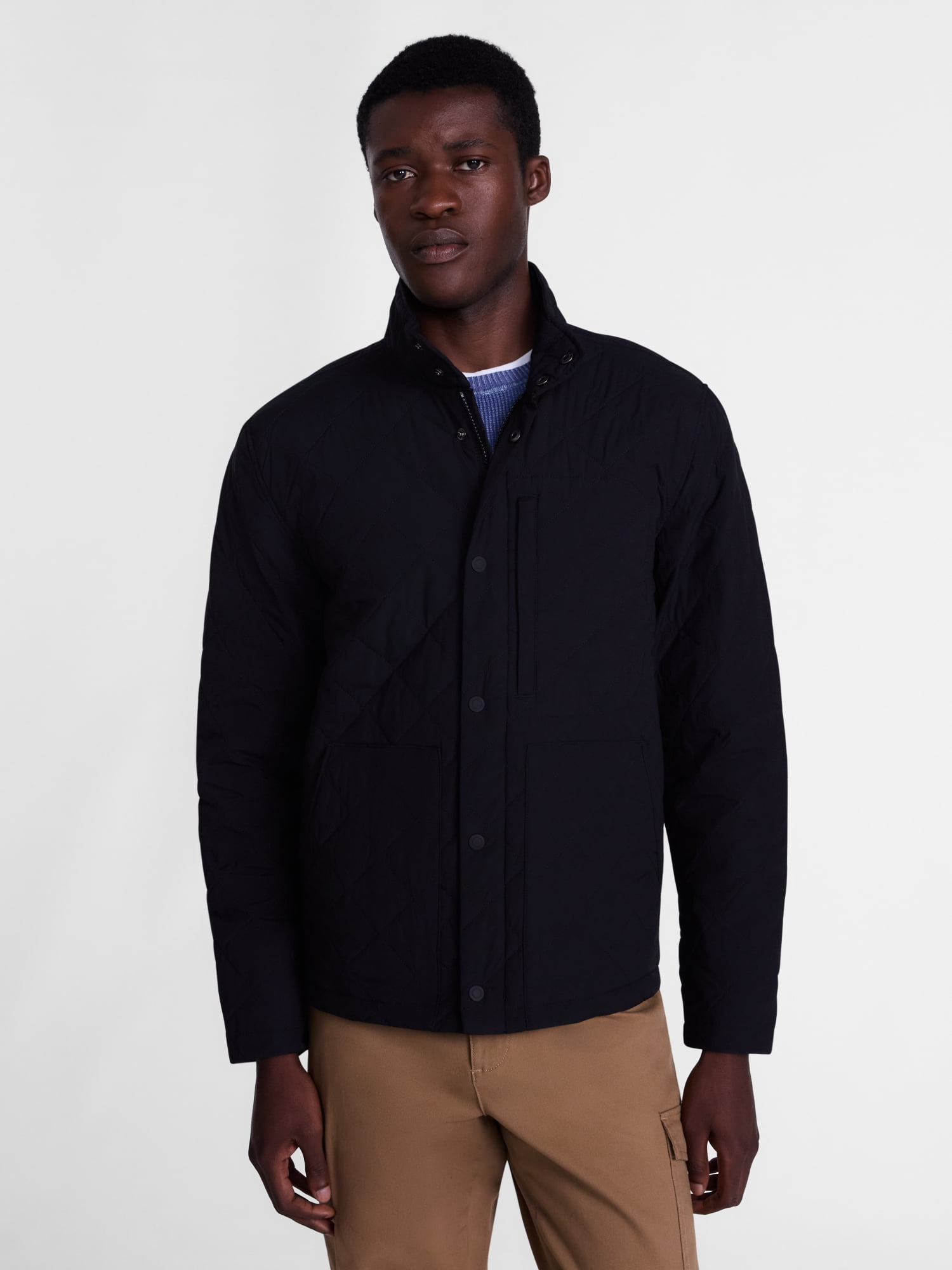 George Men's and Big Men's Quilted Jacket, Sizes S-3XL