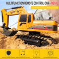 thumbnail image 2 of Remote Control Massive Dump Truck 1 24 Hobby RC Trucks with Sound and Lighting 9 Channel Cargo Engineering Vehicle  for Kids, 2 of 9