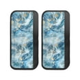 thumbnail image 5 of ZIATUBLE Refrigerator Door Handle Covers 4 PCS Washable Neoprene Kitchen Appliance Gloves Fridge Dishwasher Handle Cloth Protector Keep Off Fingerprints Oil Stains Drips, Blue White Yellow Marble, 5 of 7