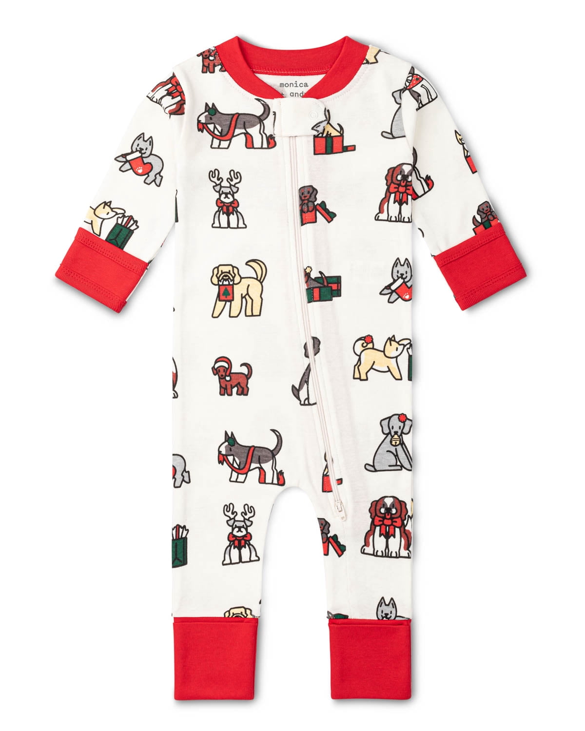 Monica + Andy Organic Cotton One Piece Coverall and Bib Set, Sizes Newborn - 18-24 Months