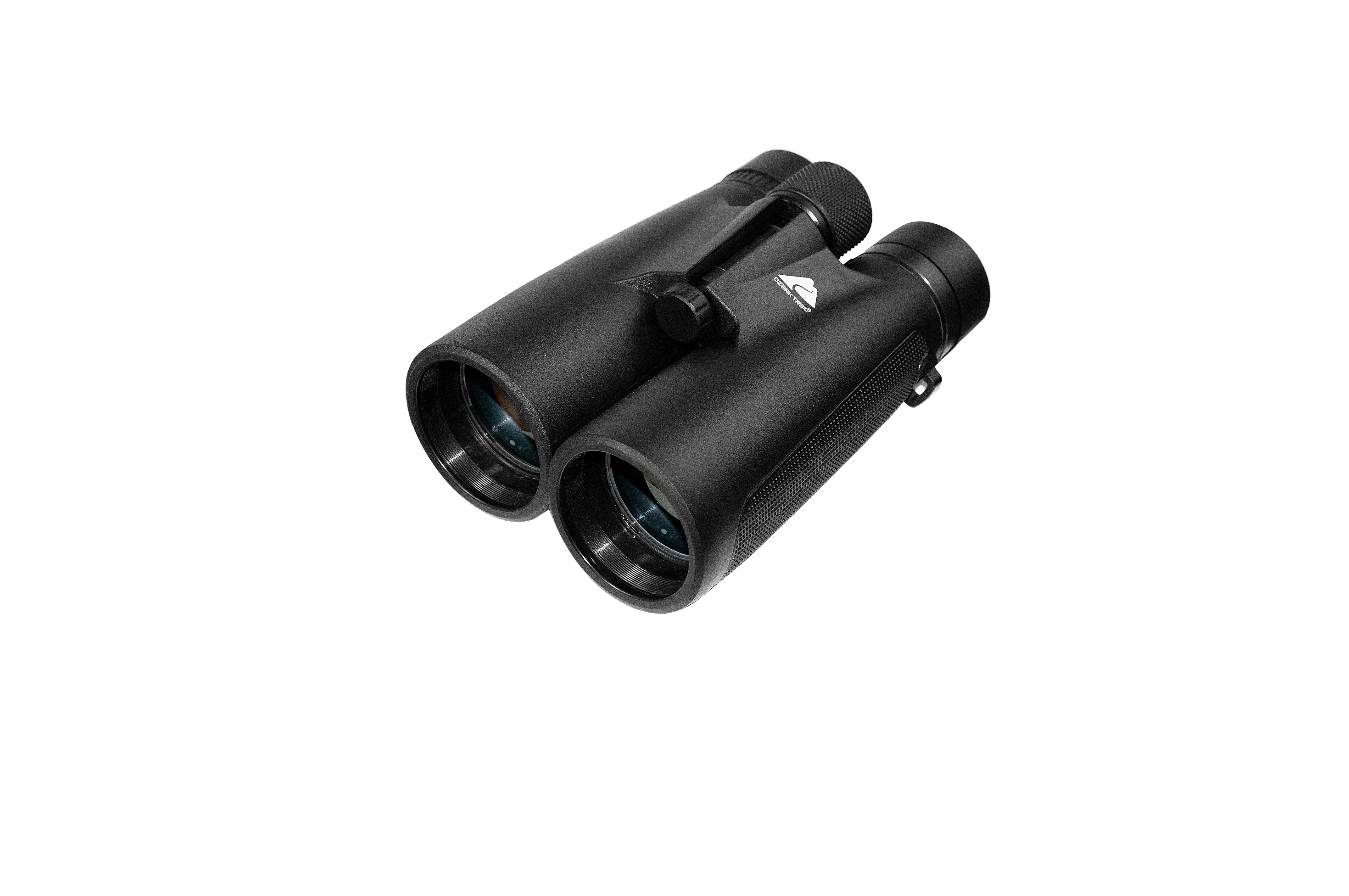 Ozark Trail 12x 50mm High Powered HD Large View Binoculars with Neck Strap, Carry Case & Clean Cloth, 1 Pack