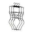 thumbnail image 5 of 3Pcs Top Swivel Hook Bathing Suit, Hangers Bathing Suit Holder, Bikini Hangers, Swimsuit Hangers Space Saving for Dresses, Robes Sleepwear Black, 5 of 8