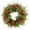 B, variant on KOYPTL Christmas Wreath Decoration-18in,Christmas Soft Touch Norfolk Needle Wreath for Front Door Christmas Tree Fireplace,Pre-lit Wreath for Window Car Hanging Ornaments Store Xmas Decor Supplies