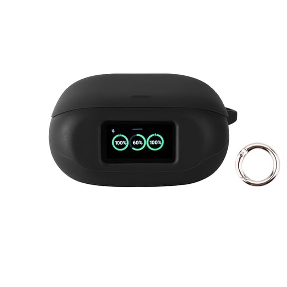 Silicone Protective Case for Anker Soundcore Liberty 5 Pro Wireless Earbuds, Shockproof Soft Cover Protective Sleeve with Round Buckle, Full-Body Dustproof Drop Protection