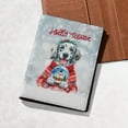 thumbnail image 5 of Hello Welcome Winter English Setter Holding Snow Globe Snowman Travel Passport Wallet Dog Lover PU Leather Passport Holder Cover - 13015, 5 of 5