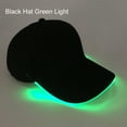 thumbnail image 2 of harmtty Fashion Unisex Solid Color LED Luminous Baseball Hat Christmas Party Peaked Cap, 2 of 7