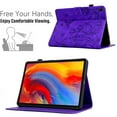 thumbnail image 2 of Case for Samsung Galaxy Tab A9 8.7 inch 2023, PU Leather Flip Case with Credit Card Slot Auto Sleep/Wake Kickstand Shockproof Full Body Ptotective for Galaxy Tab A9 8.7" Tablet, Purple, 2 of 10