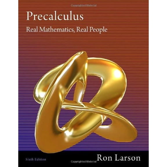 Precalculus: Real Mathematics, Real People