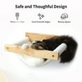 thumbnail image 3 of FUKUMARU Cat Hammock, Cat Wall Shelf, Climbing, White, 3 of 7