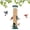 Green, variant on Kingsyard Metal Tube Bird Feeders for Outdoors Hanging, Bronze