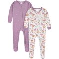 thumbnail image 1 of Gerber Paquete de 2 Pijamas con pies para bebé, 1 of 5
