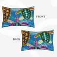 thumbnail image 4 of Bingfone Little Sea Turtles Standard Size Pillowcase, Long Staple Pure Cotton Envelope Closure Pillow Cover,20"X30", 4 of 9