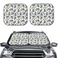 thumbnail image 2 of Vsdgher Funny Excavator Print Car Windshield Sun Shade, Reflective Sunshade Window Sunshade Sun Visor Protector Fit for Cars,Trucks,SUVs-Medium, 2 of 6