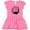 Raspberry with Polka Dots, variant on Inktastic Hawaii Islands with Dolphin Girls Baby Dress