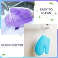thumbnail image 6 of 2 Pcs Honeycomb Exfoliating Glove Bath Mitt Body Spa Scrubber, Honeycomb Exfoliator Glove for Body Shower, Honeycomb Exfoliator Scrubber Sponge Shower Loofah, Quick Drying, 6 of 7